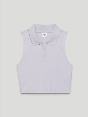 Aritzia Sunday Best Knox Cropped Tank
Lavish Lavender Collared, size S